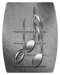 DAREC 382 SL Music Notes Silver